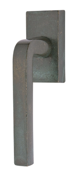 MILANO - Bronze window handle on rose by GIARA ART DESIGN-BRONZE - view 3